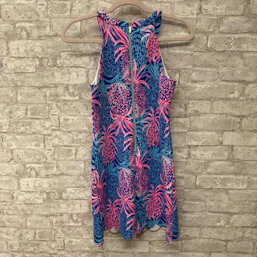 Lilly Pulitzer Sophelia Shift‎ Dress Tropical Girls/Junior sz 16 Scuba Ponte